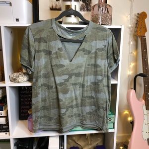 American Eagle Camo Tee